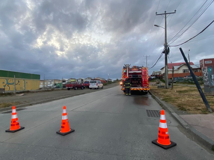 Dos personas resultaron intoxicadas por gases combustibles en Punta Arenas